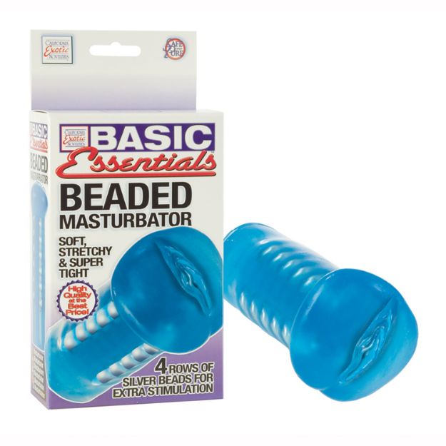 Image de BASIC ESSENTIALS - BEADED MASTURBATOR