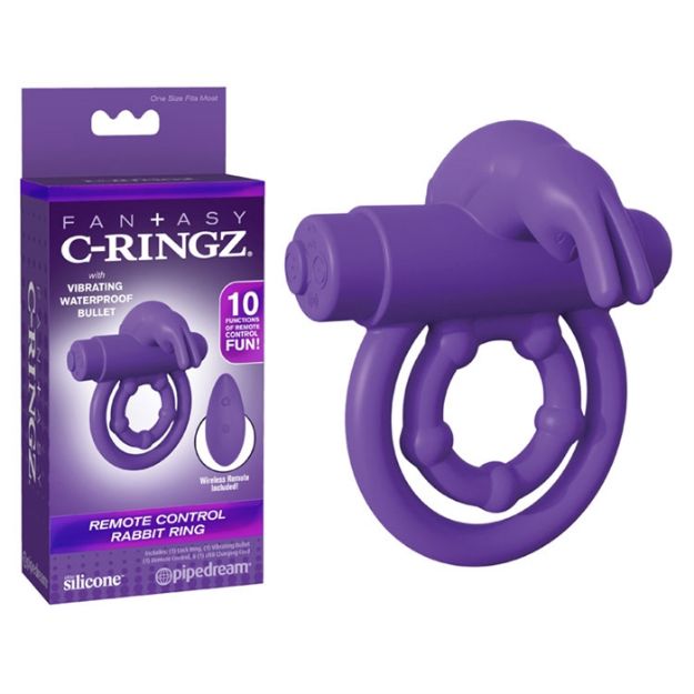 Image de C-RINGZ REMOTE CONTROL RABBIT RING MAUVE