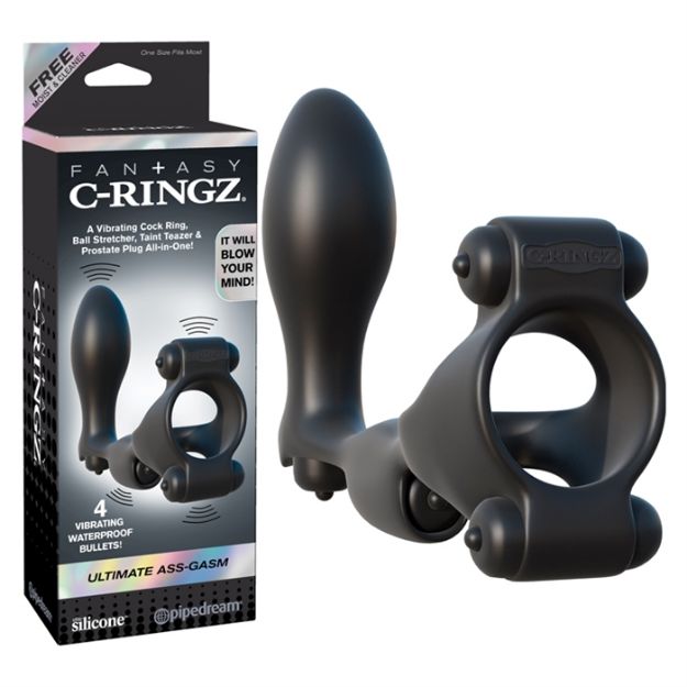 Image de C-RINGZ ULTIMATE ASS-GASM NOIR