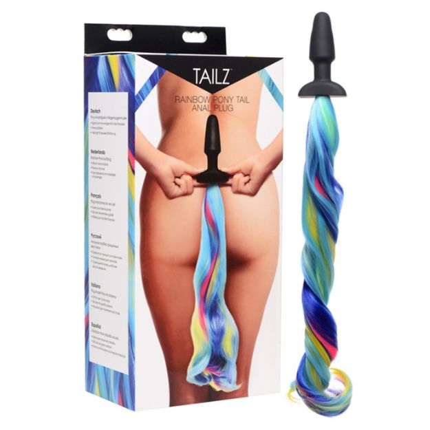 Image de Tailz Rainbow Pony Tail Anal Plug