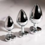 Image de THREE HEARTS GEM ANAL PLUG SET