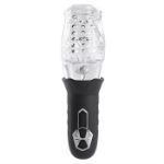 Image de Cyclone - Rechargeable Stroker - Black/Clear